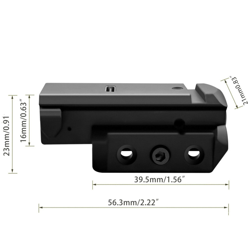 Industrial Laser Pointer - Red/Green/Blue Dot USB Rechargeable for 20mm