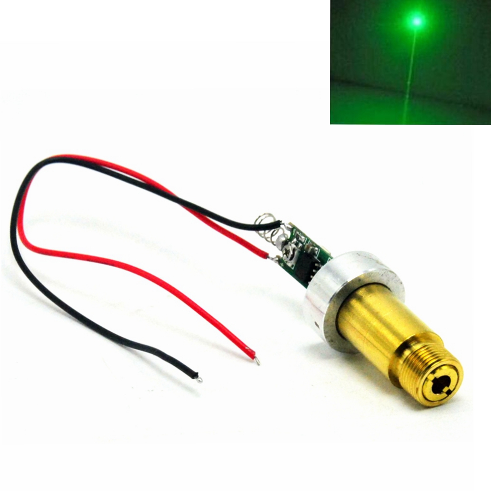 Industrial Laser Pointer - Industrial Brass 50mW 100mw 200mw 532nm