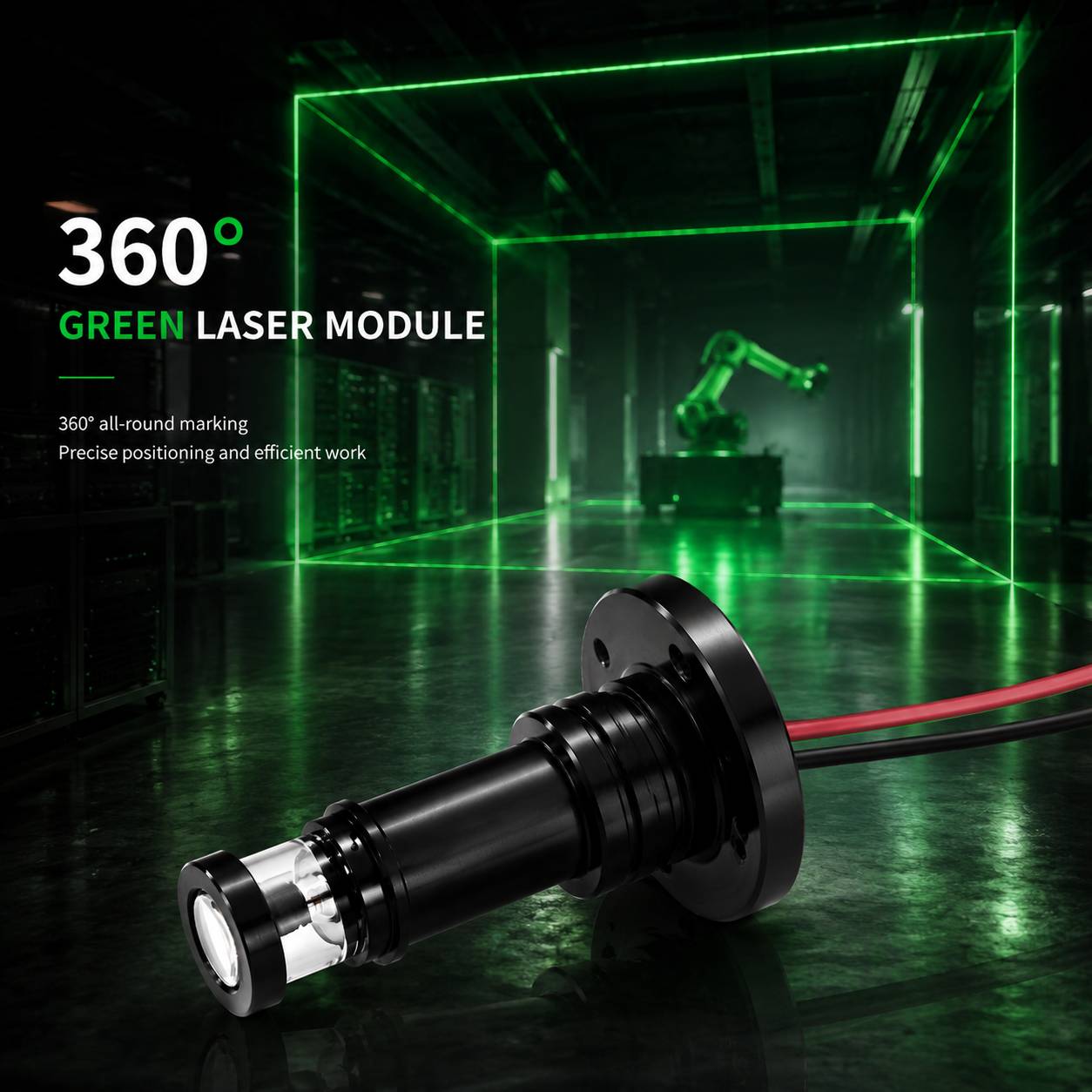 Industrial Flange Mount 30mW R - Industrial Laser Line Module ulasan dan harga