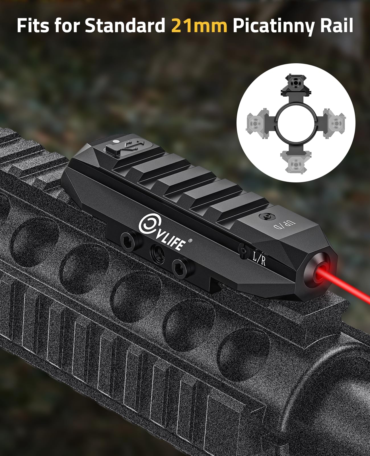 CVLIFE Low Profile Laser Sight - Industrial Laser Pointer ulasan dan harga