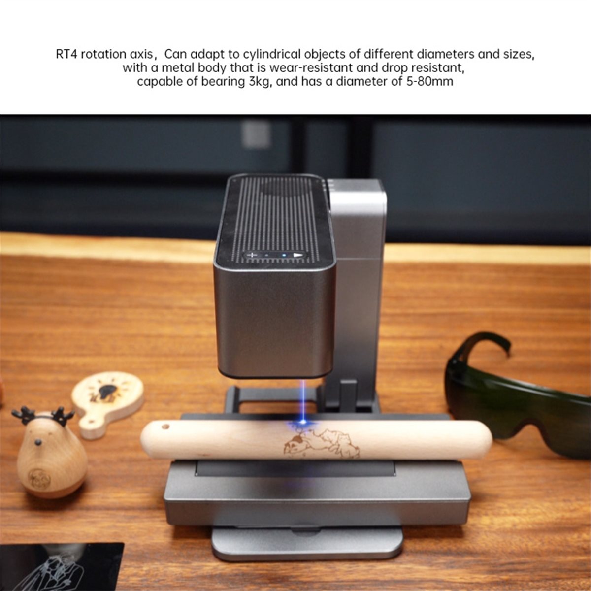 R4 Rotary for MR.CARVE C1 5W L - Rotary Axis Laser Engraver ulasan dan harga