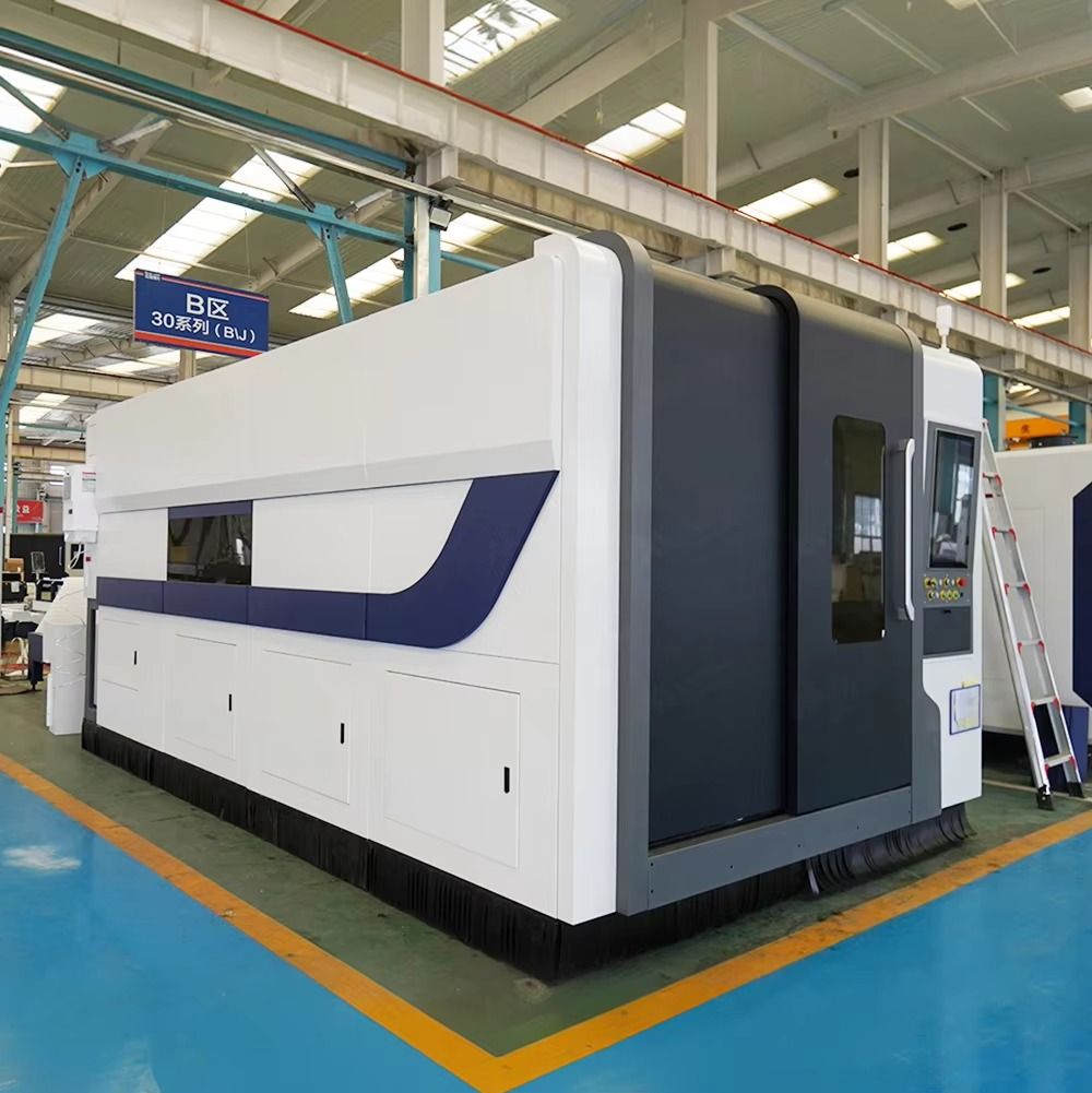 12kw 20kw Enclosed Metal Laser - Industrial Laser Metal Cutting Machine ulasan dan harga