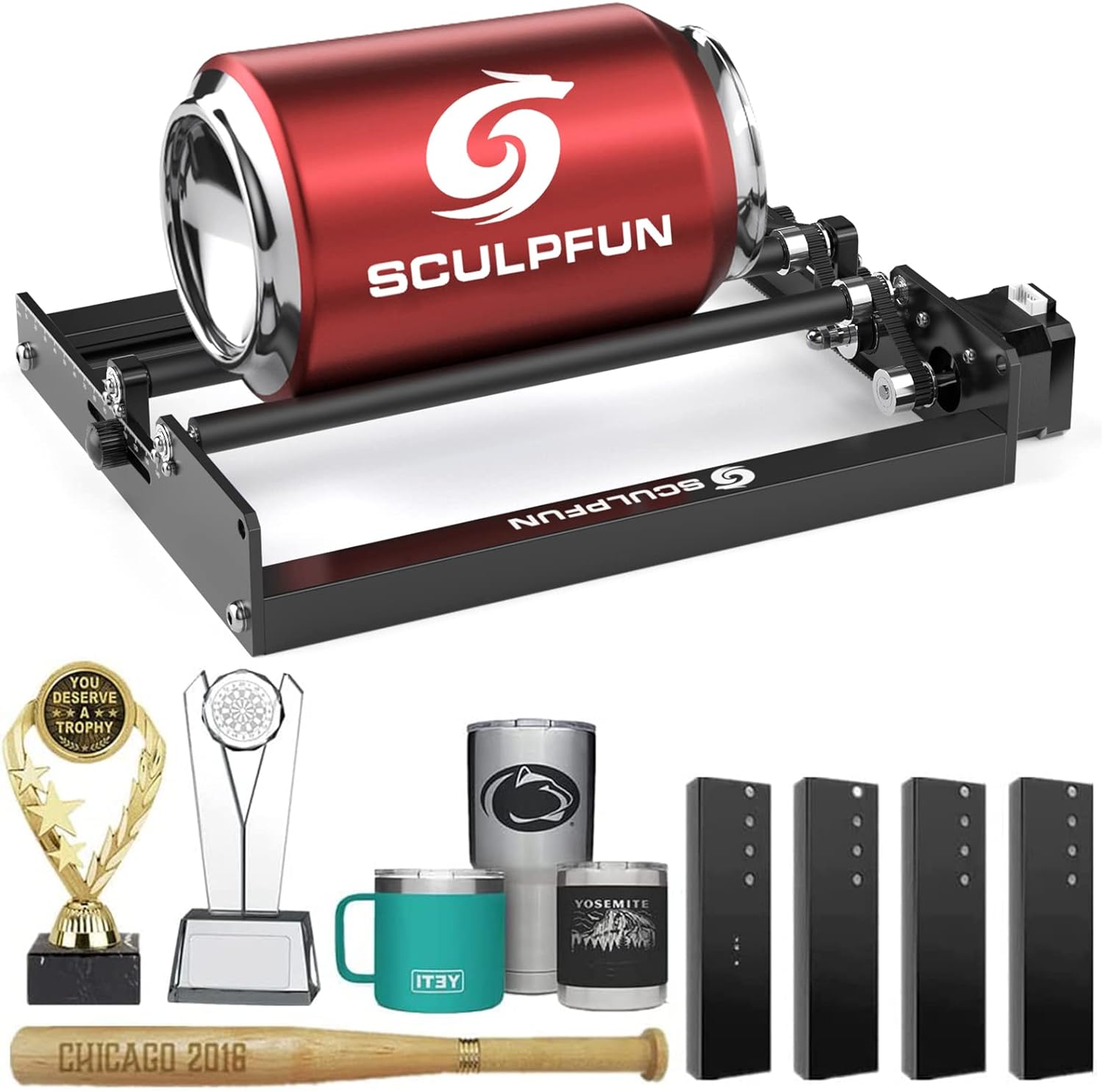 SCULPFUN Laser Rotary Roller L - Rotary Axis Laser Engraver ulasan dan harga