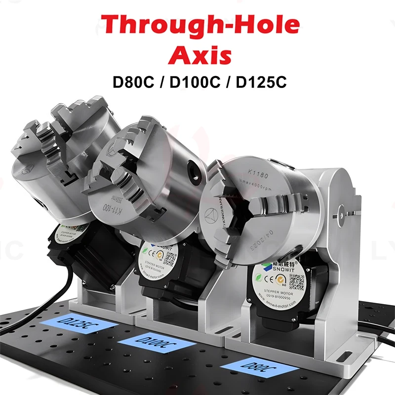 3Claws Through Hole Rotary Axi - Rotary Axis Laser Engraver ulasan dan harga