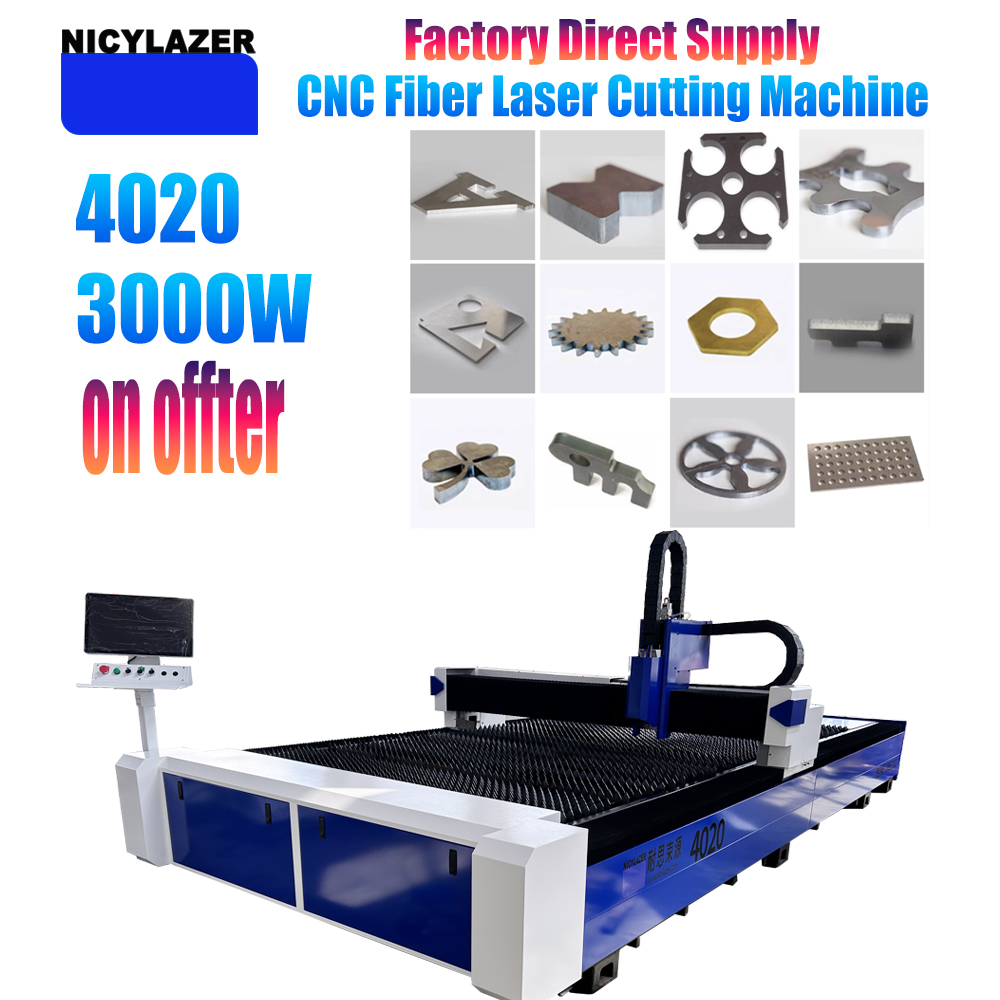 NICYLAZER CNC 3000W 4020 Fiber - Industrial Fiber Laser Cutting Machine ulasan dan harga