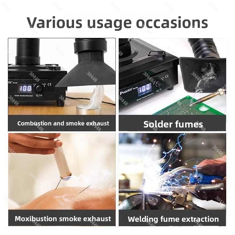 SS-596G Desktop Solder Smoke P - Fume Extractor Laser ulasan dan harga