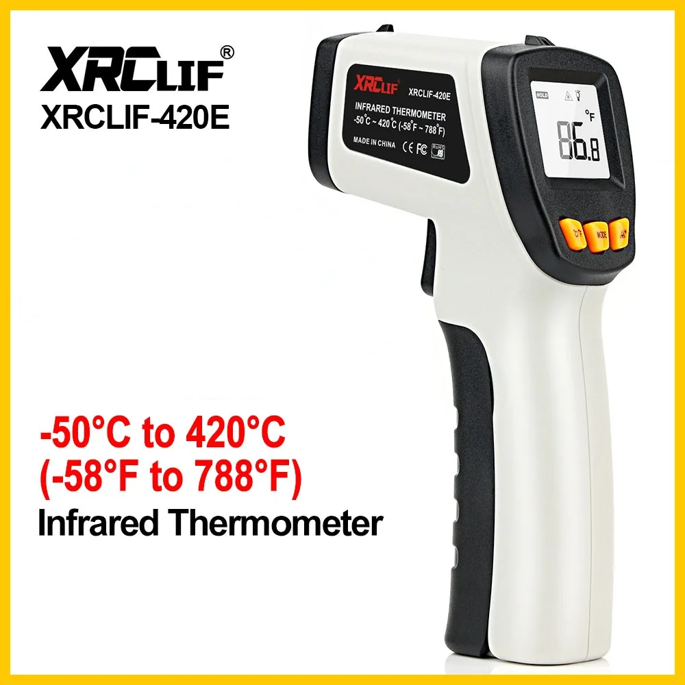 XRCLIF Infrared Thermometer No - Industrial Laser Temperature ulasan dan harga