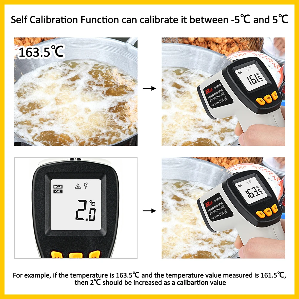 XRCLIF Infrared Thermometer No - Industrial Laser Temperature ulasan dan harga