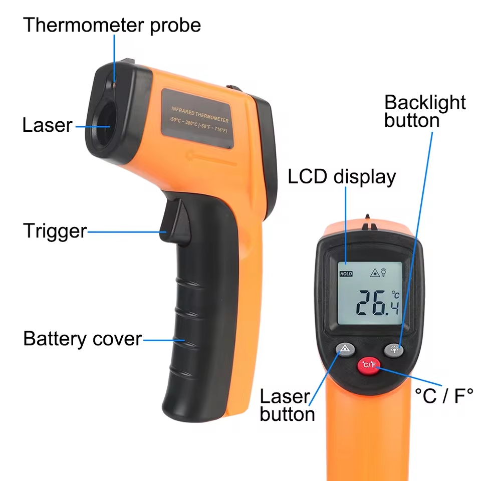 New T600 T600A Digital Infrare - Industrial Laser Temperature ulasan dan harga