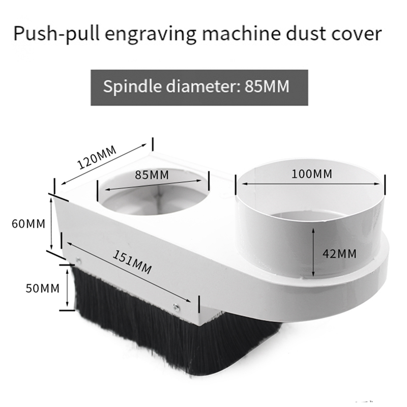 CNC Router Dust Collector Shoe - Dust Shoe Cnc ulasan dan harga