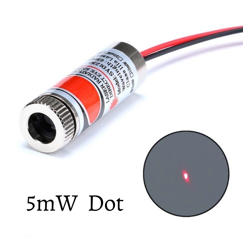 650nm 5mW Red Point / Line / C - Industrial Laser Line Module ulasan dan harga