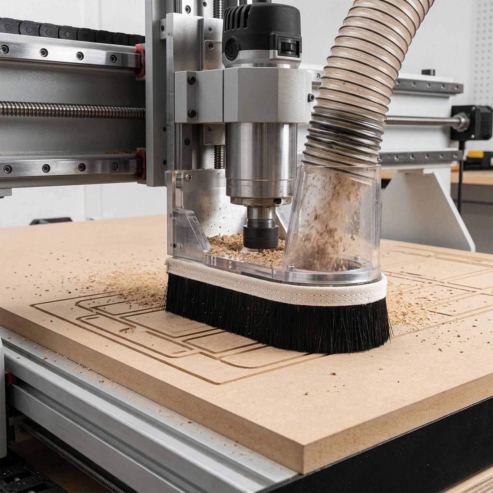 CNC Vacuum Brush Replace for R - Dust Shoe Cnc ulasan dan harga