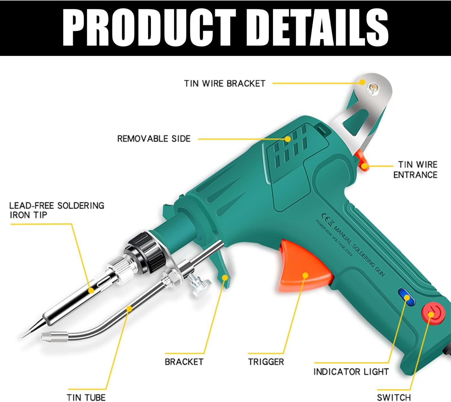 60W 110V/220V Electric Solderi - Industrial Laser Welding Tool ulasan dan harga