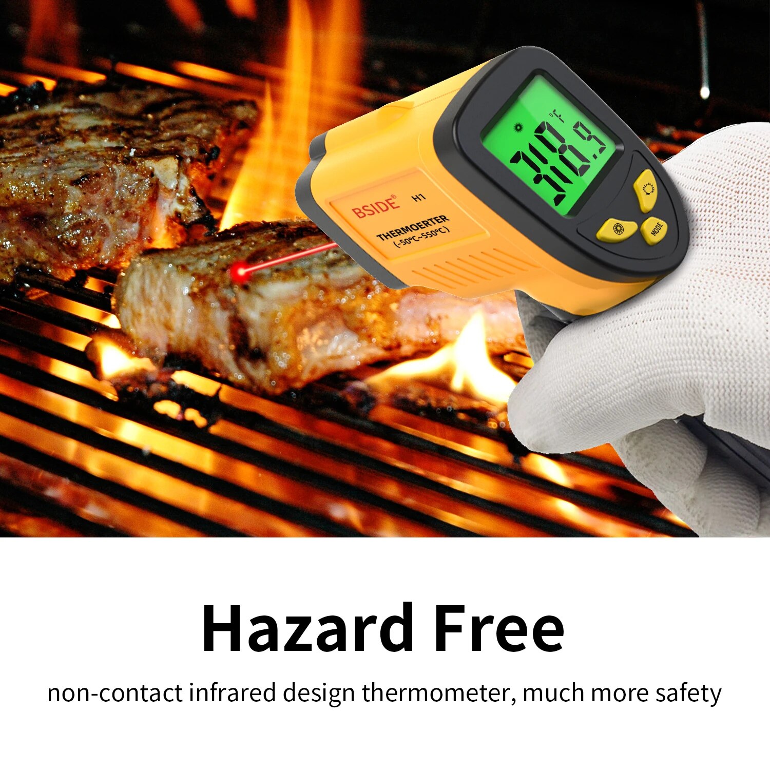Digital Infrared Thermometer - - Industrial Laser Temperature ulasan dan harga