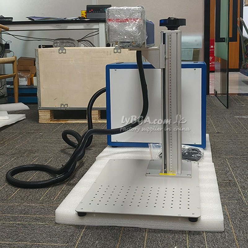50W Fiber Laser 30W Metal Mark - Rotary Axis Laser Engraver ulasan dan harga