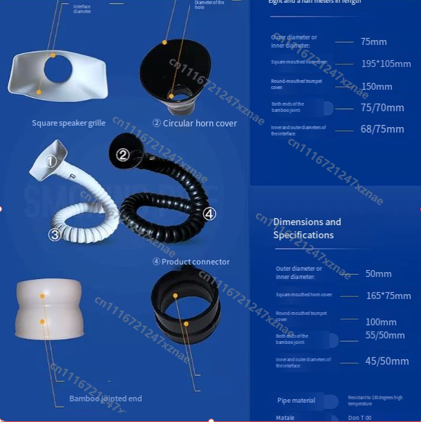 1M Flexible Smoke Exhaust Hose - Industrial Laser Welding Tool ulasan dan harga