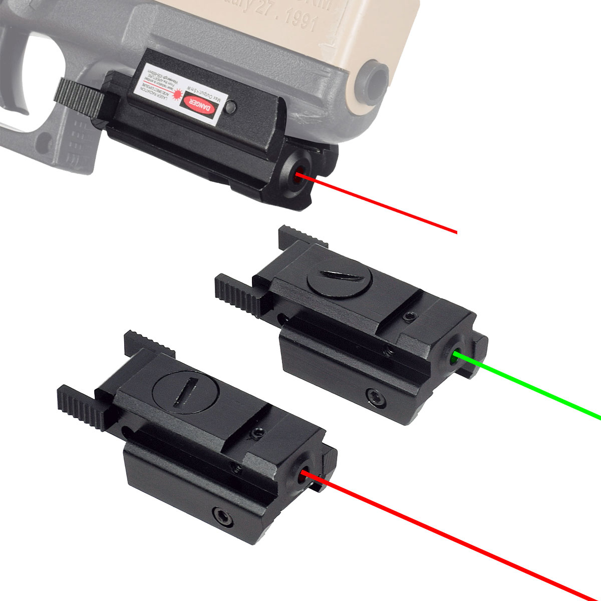 Tactical Red Green Dot Laser S - Industrial Laser Pointer ulasan dan harga