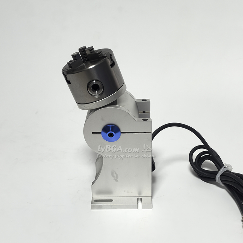 New D80 80mm Chuck A Axis Nema - Rotary Axis Laser Engraver ulasan dan harga