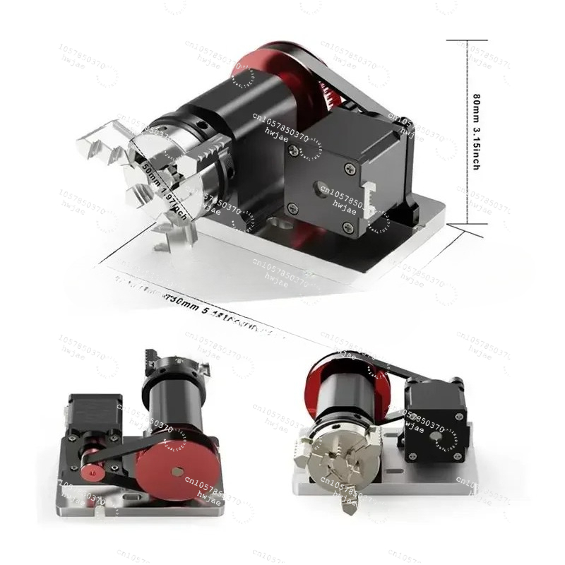 CNC 4th Axis Set  for TTC450 C - Rotary Axis Laser Engraver ulasan dan harga